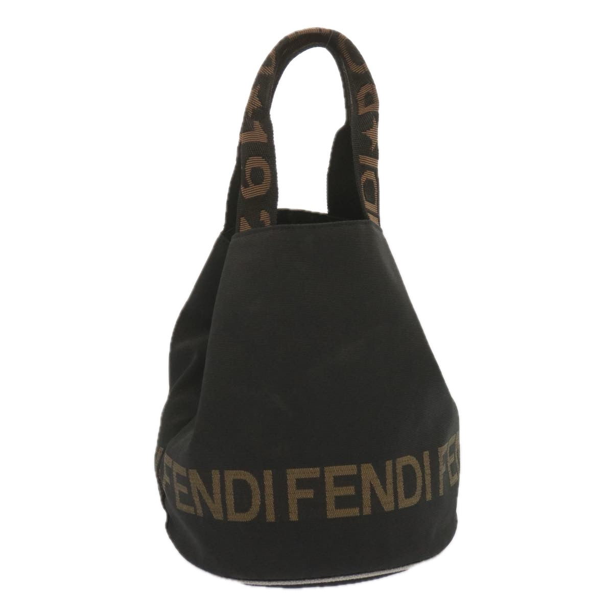 Luxury FendiHand Bag Canvas Black 2321 26526 098bs11262