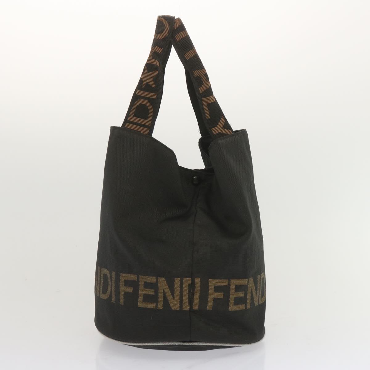 Luxury FendiHand Bag Canvas Black 2321 26526 098bs11262
