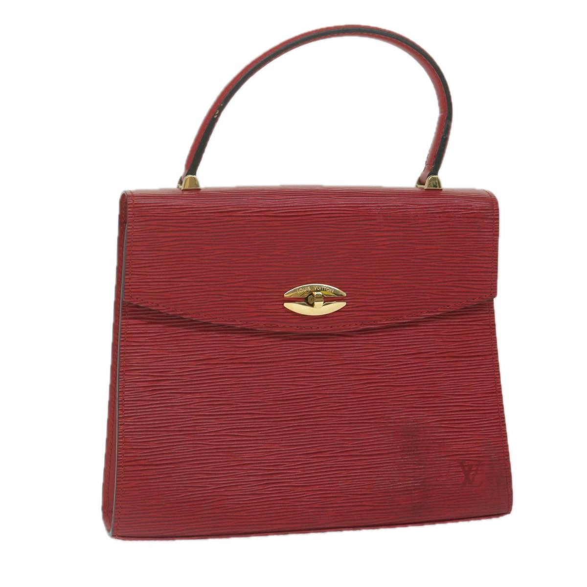 LOUIS VUITTON Epi Malesherbes Hand Bag Red M52377 LV bs11284