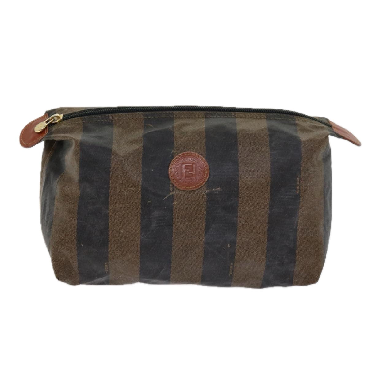 Luxury FendiPecan Canvas Pouch Hand Bag 2Set Brownbs11306