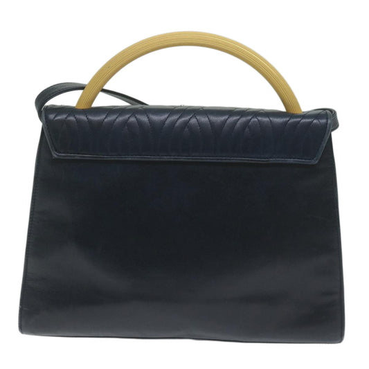 Luxury FendiHand Bag Leather Navybs11310
