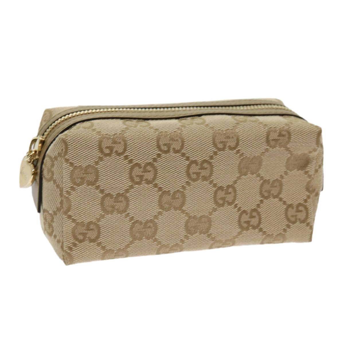 GUCCI GG Canvas Pouch Beige 153228  bs11419