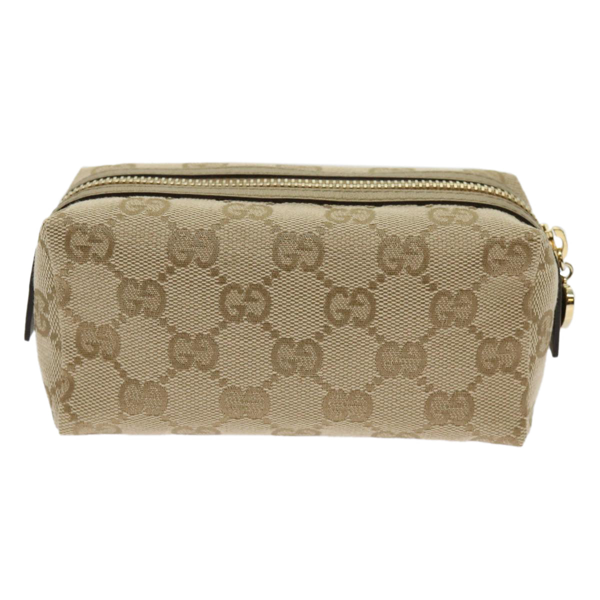 GUCCI GG Canvas Pouch Beige 153228  bs11419