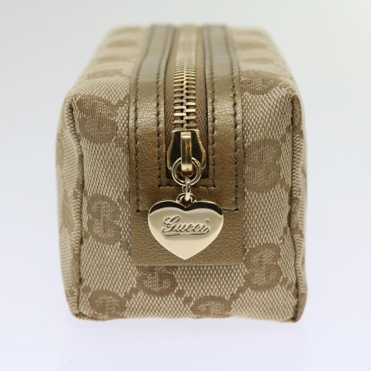 GUCCI GG Canvas Pouch Beige 153228  bs11419