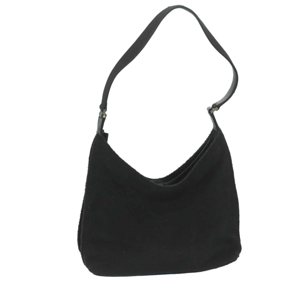 GUCCI Shoulder Bag Canvas Black  bs11422