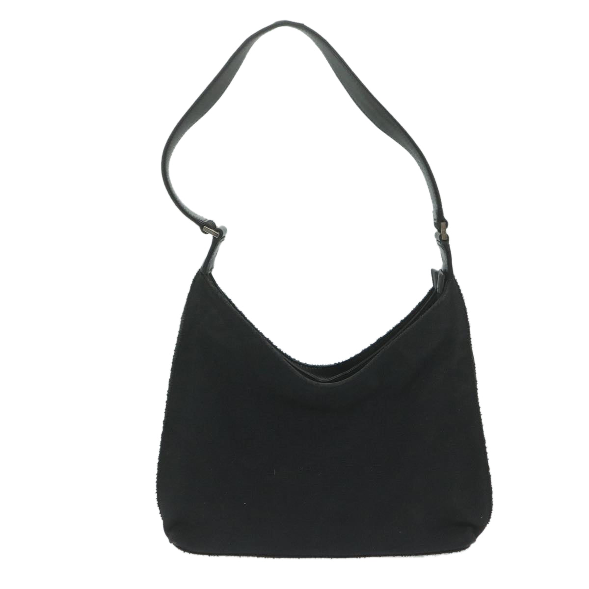 GUCCI Shoulder Bag Canvas Black  bs11422