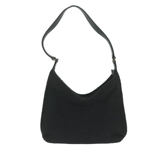 GUCCI Shoulder Bag Canvas Black  bs11422