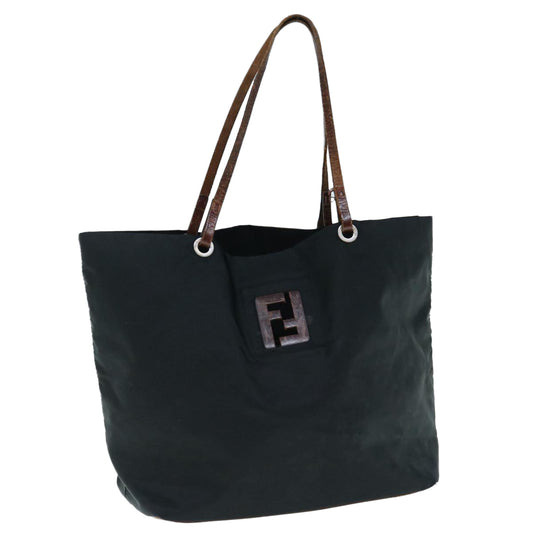 Luxury FendiTote Bag Nylon Blackbs11434