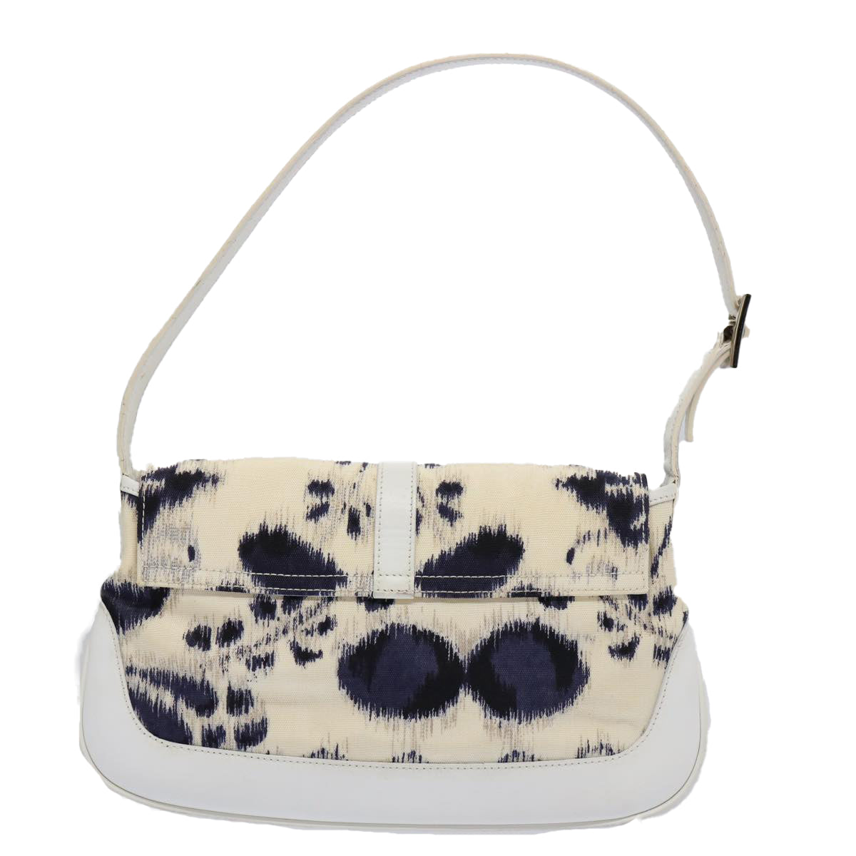 GUCCI Jackie Shoulder Bag Canvas White  bs11537