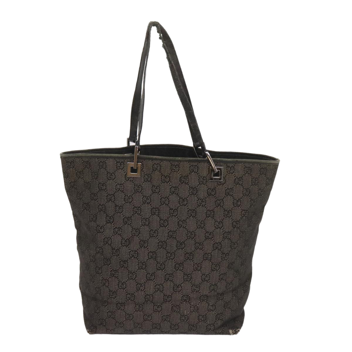 GUCCI GG Canvas Shoulder Hand Bag patent 3Set Brown Black khaki  bs11673