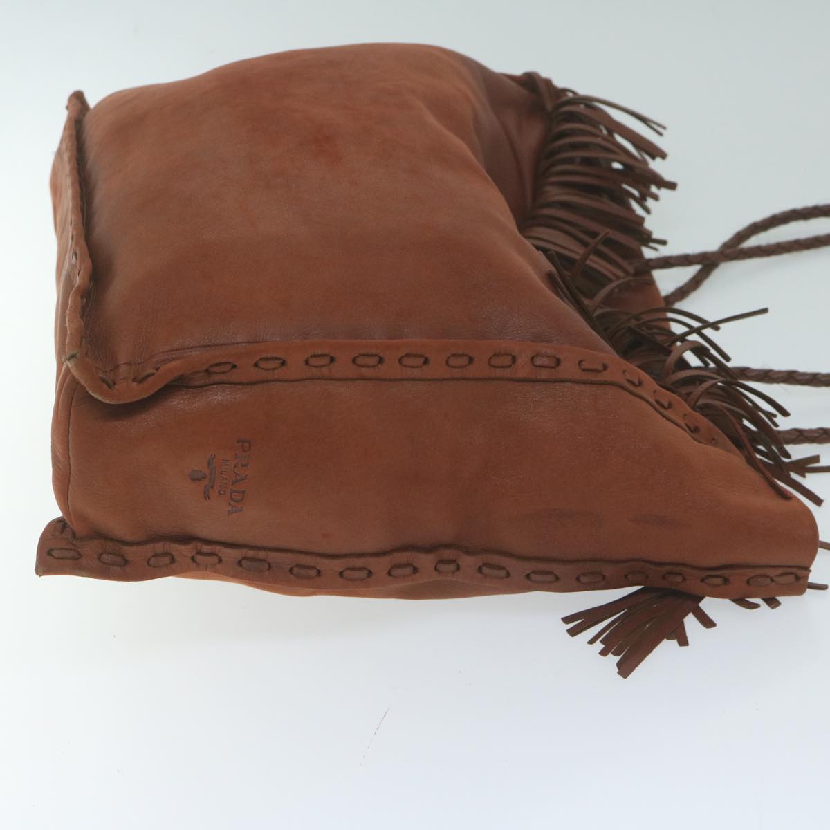 Luxury PradaShoulder Bag Leather Brown bs11694