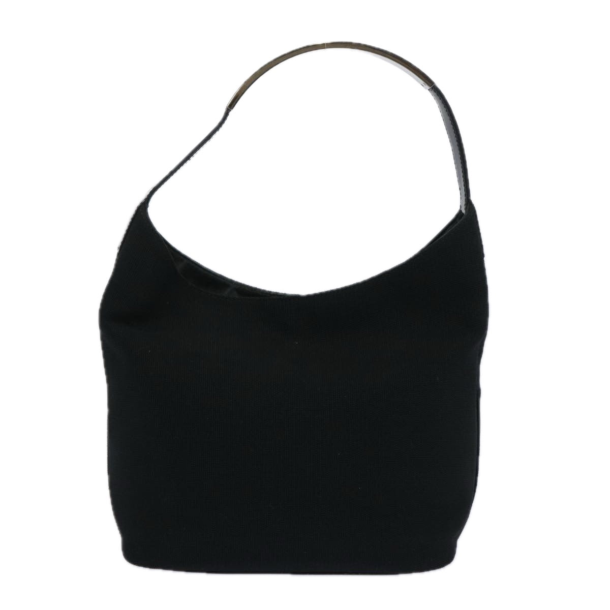GUCCI Shoulder Bag Canvas Black  bs11738