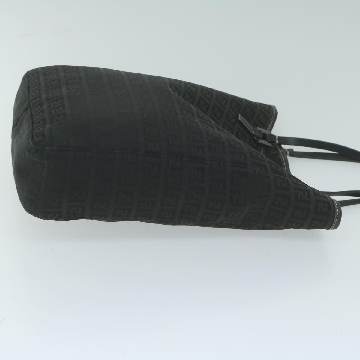 Luxury FendiZucchino Canvas Tote Bag Blackbs11778