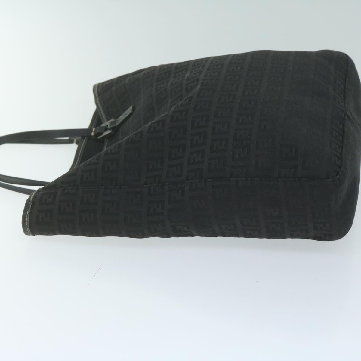 Luxury FendiZucchino Canvas Tote Bag Blackbs11778