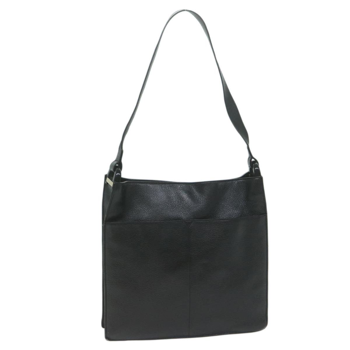 GUCCI Shoulder Bag Leather Black 001 3444 1801  bs11787