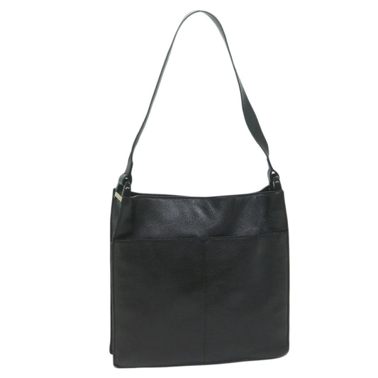GUCCI Shoulder Bag Leather Black 001 3444 1801  bs11787