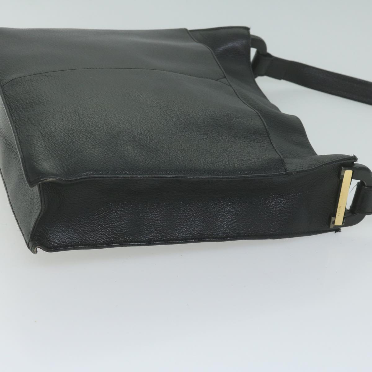 GUCCI Shoulder Bag Leather Black 001 3444 1801  bs11787