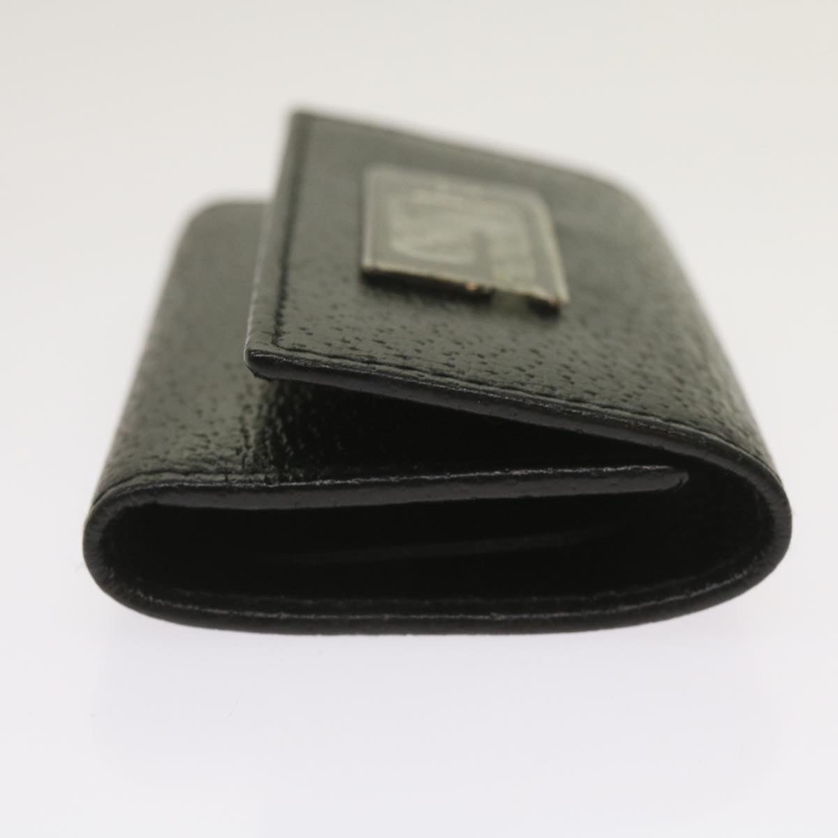 GUCCI Key Case Leather Black  bs11936