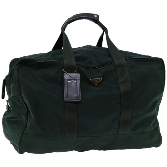 Luxury PradaBoston Bag Nylon Green bs12158