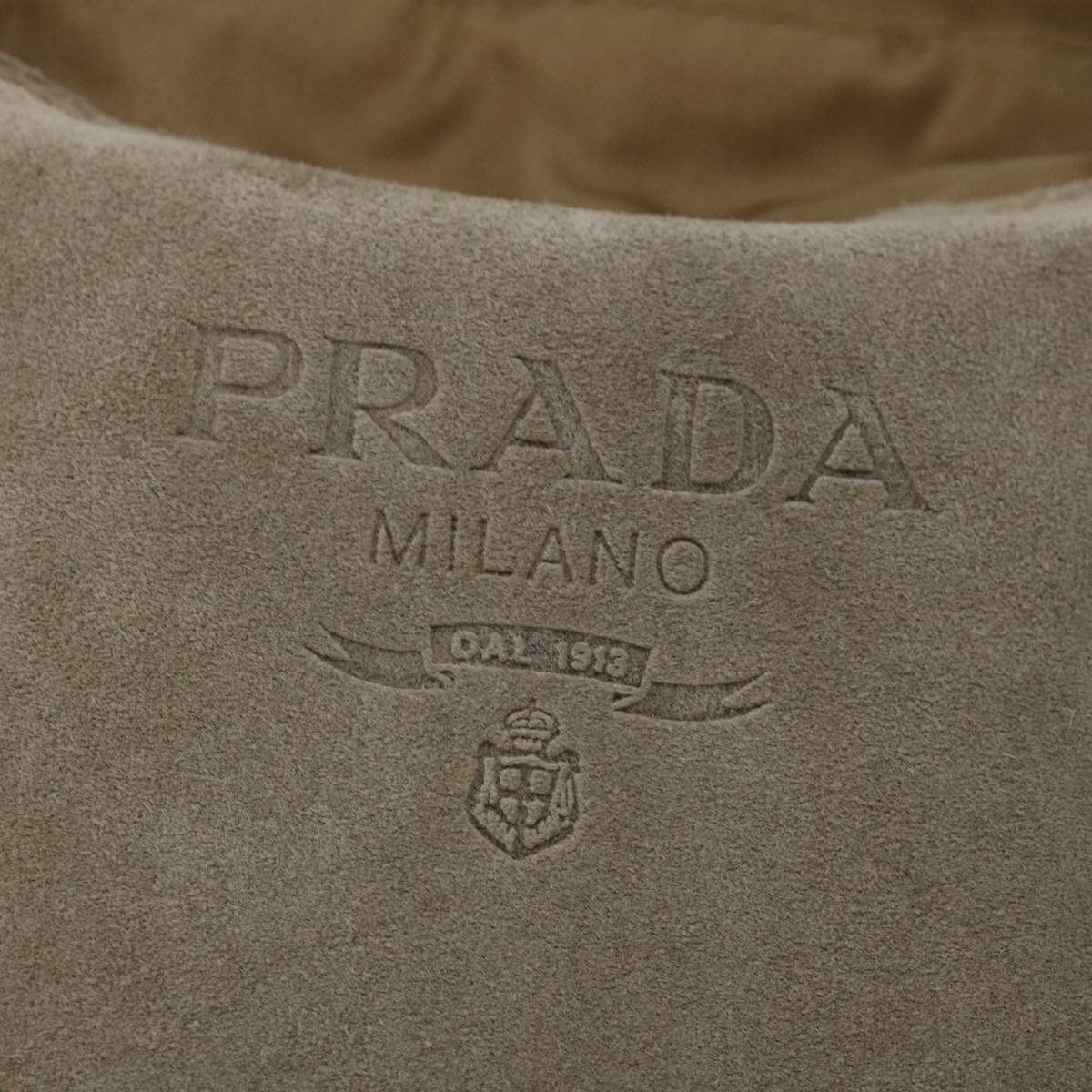Luxury PradaHand Bag Suede Beige bs12252