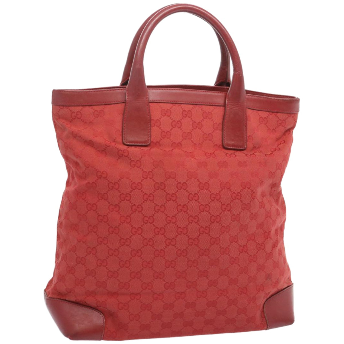GUCCI GG Canvas Hand Bag Red 002 1093  bs12270