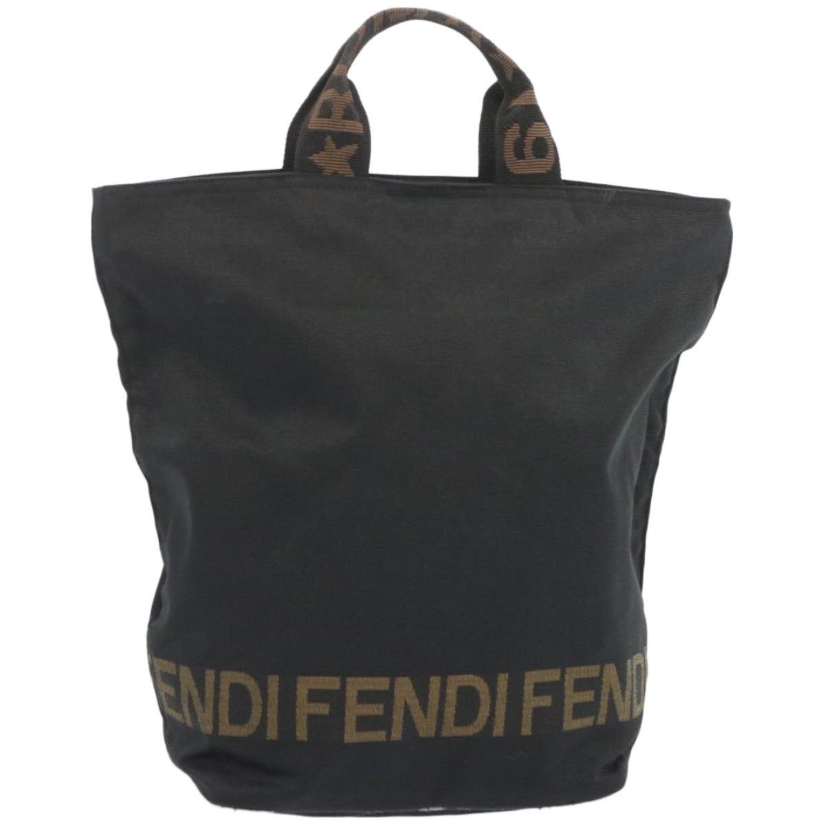 Luxury FendiHand Bag Canvas Blackbs12314
