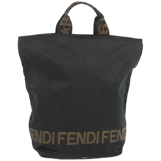 Luxury FendiHand Bag Canvas Blackbs12314