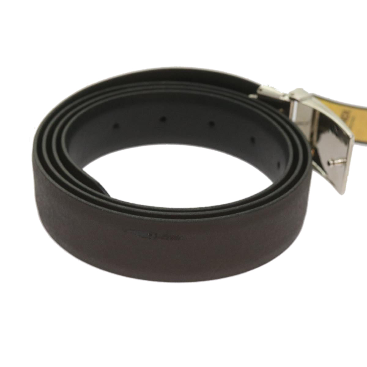 Luxury FendiBelt Leather 48.8"" Brownbs12494