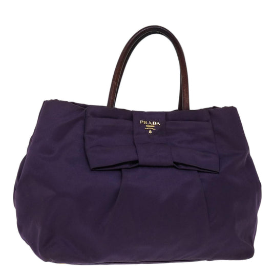 Luxury PradaHand Bag Nylon Purple bs12547
