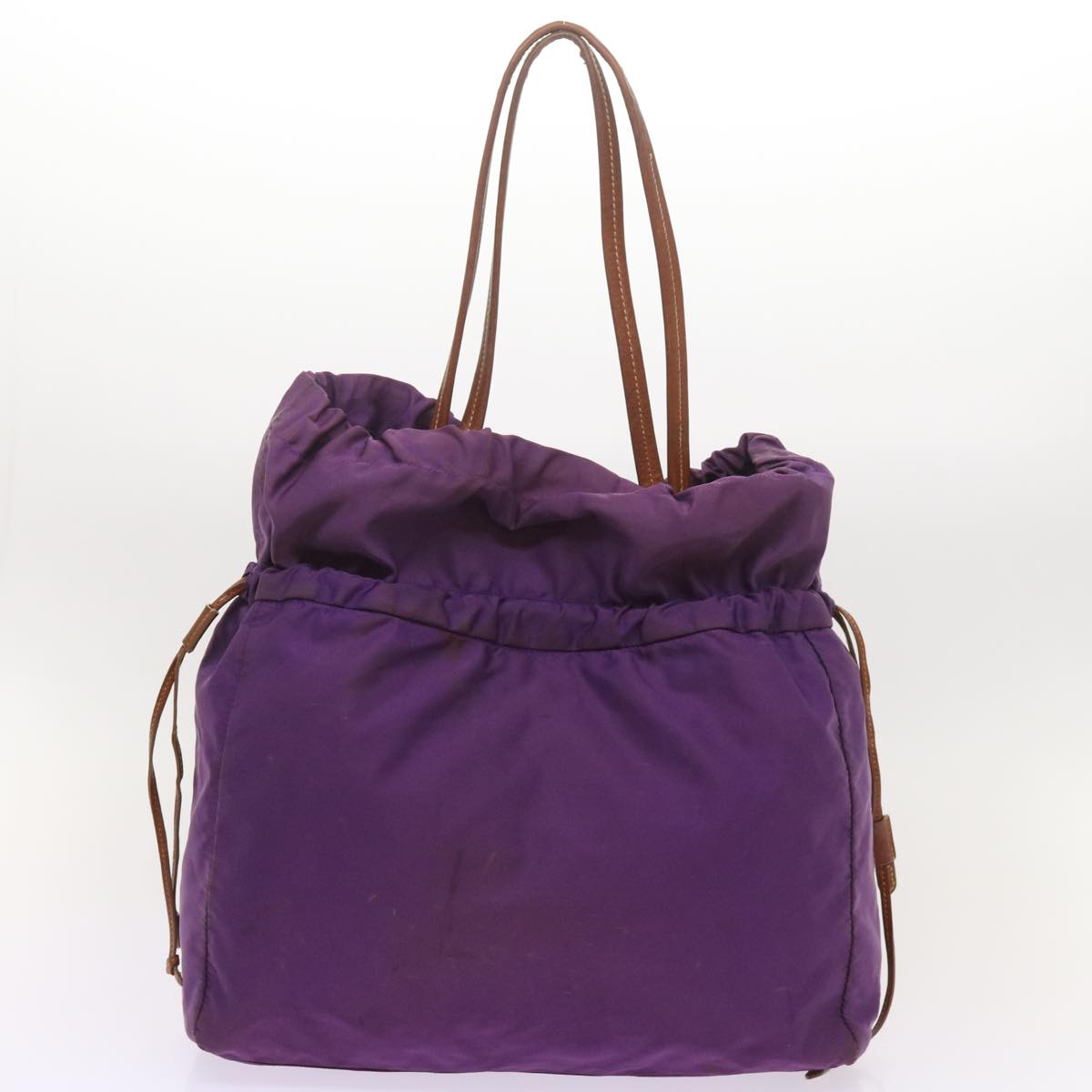 Luxury PradaTote Bag Nylon 2Set Purple Black bs12552