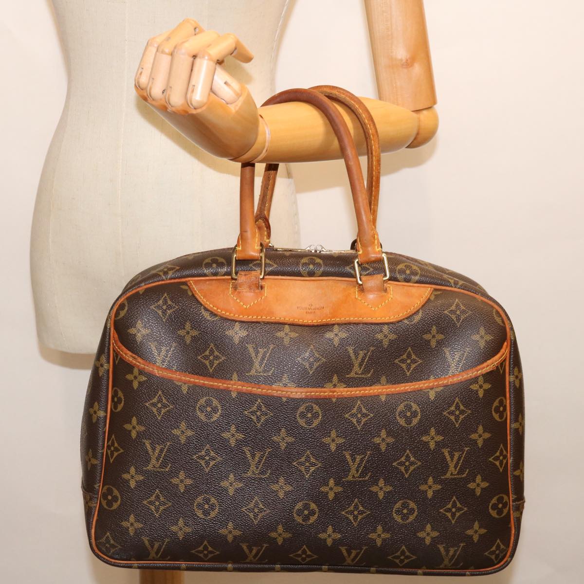 LOUIS VUITTON Monogram Deauville Hand Bag M47270 LV bs12554