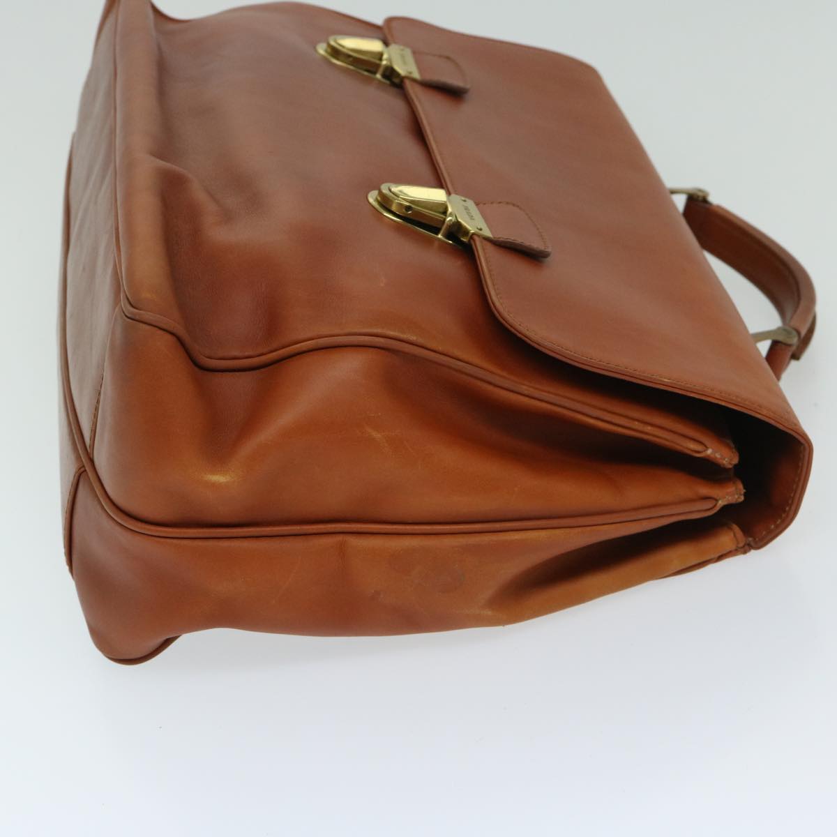 Luxury PradaHand Bag Leather Brown bs12617