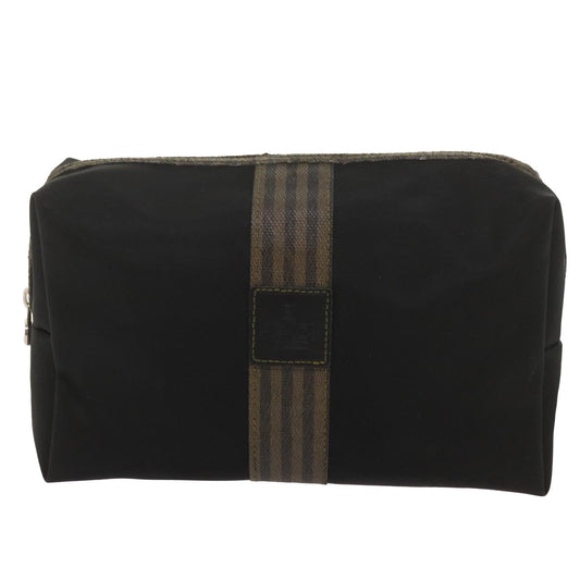 Luxury FendiZucca Canvas Pouch 2Set Black Brownbs12708
