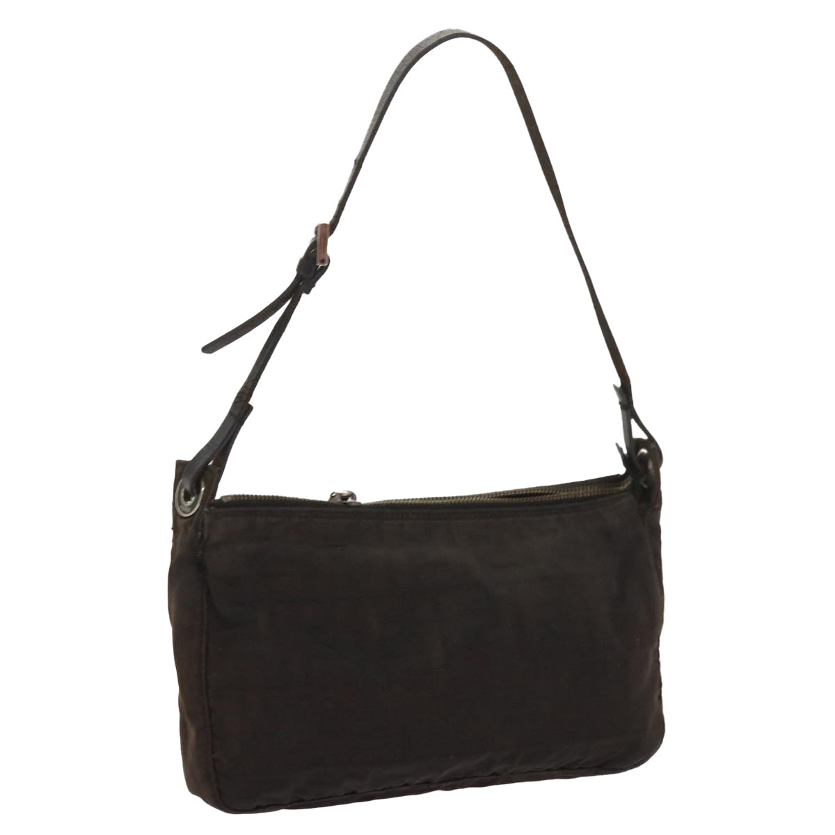Luxury FendiZucchino Canvas Hand Bag Blackbs12710
