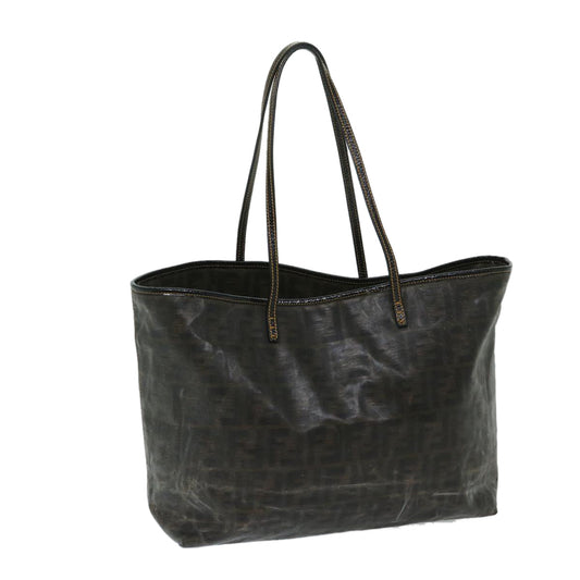 Luxury FendiZucca Canvas Tote Bag Brownbs12871