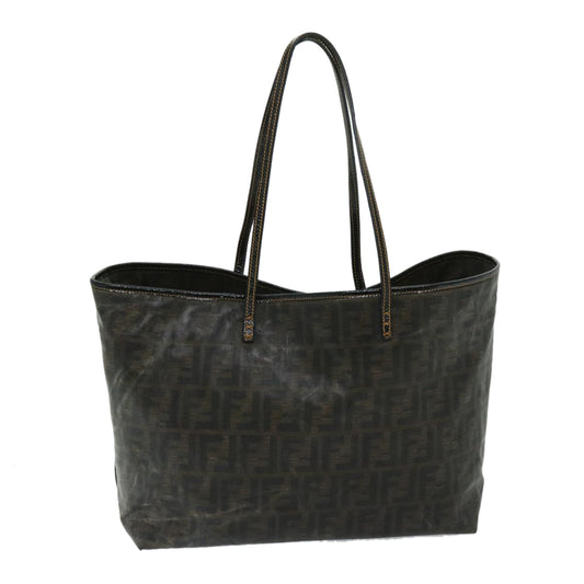 Luxury FendiZucca Canvas Tote Bag Brownbs12871