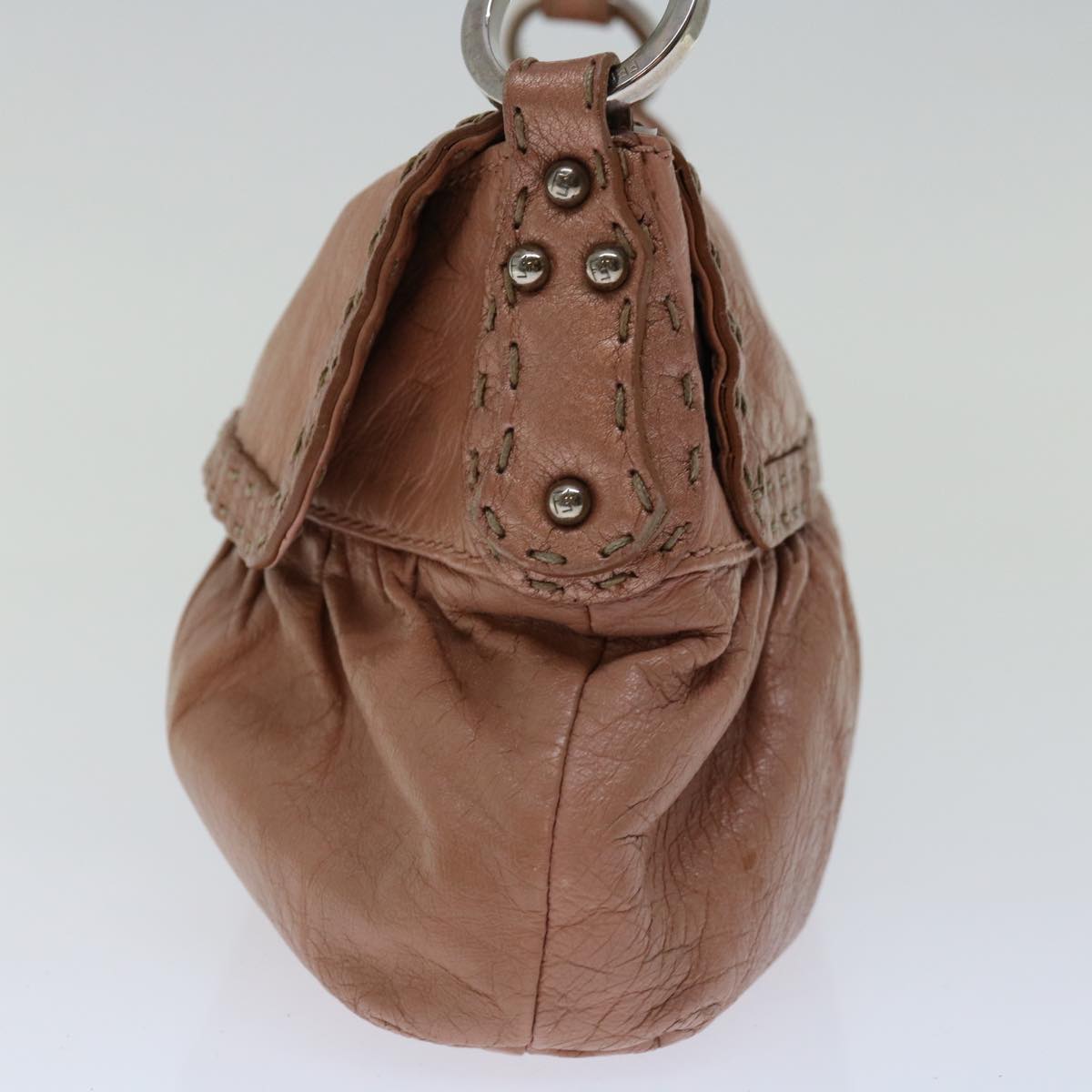 Luxury FendiCeleria Shoulder Bag Leather Pinkbs12905