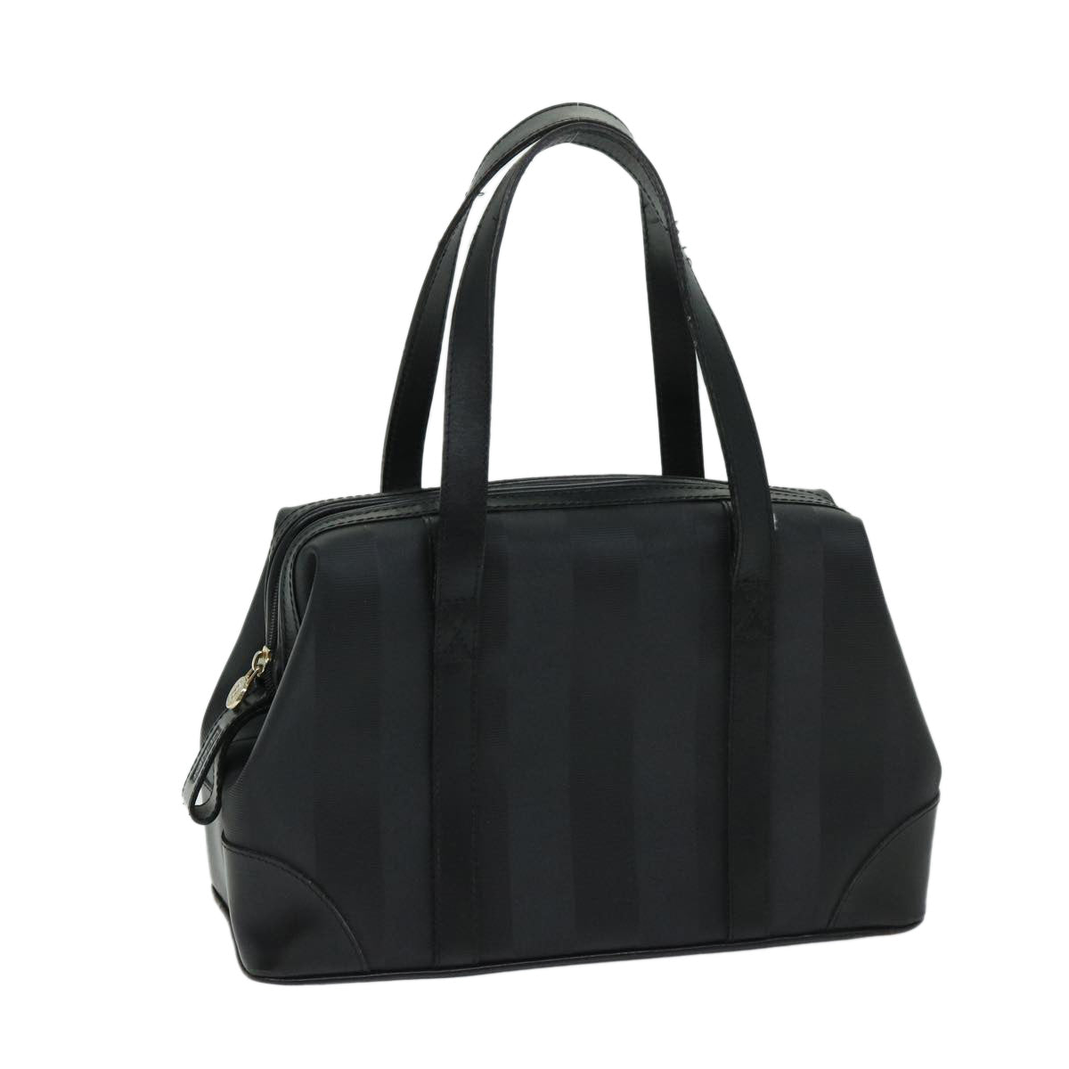 Luxury FendiPecan Canvas Hand Bag Blackbs12934