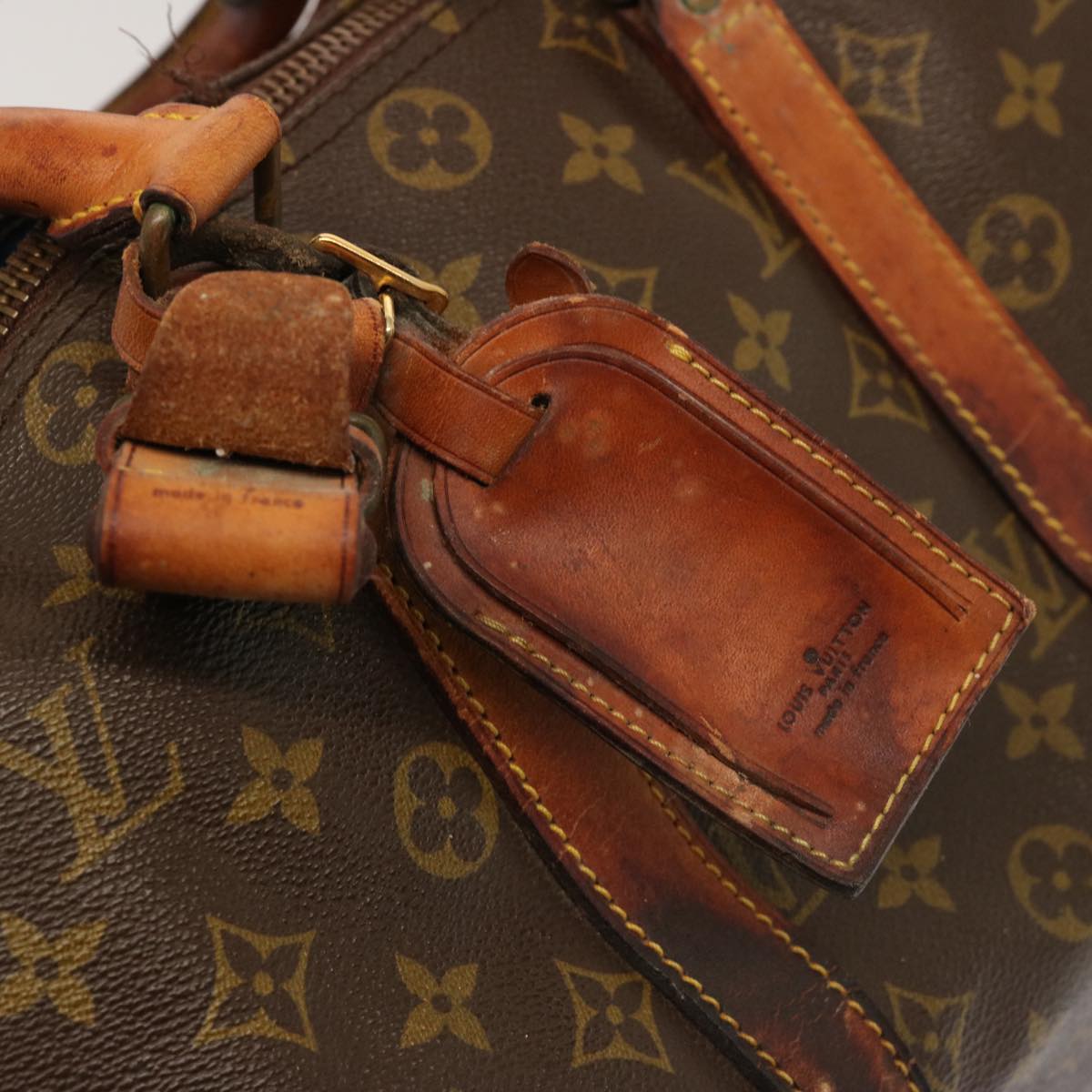 LOUIS VUITTON Monogram Keepall 45 Boston Bag Old model M41428 LV bs13016
