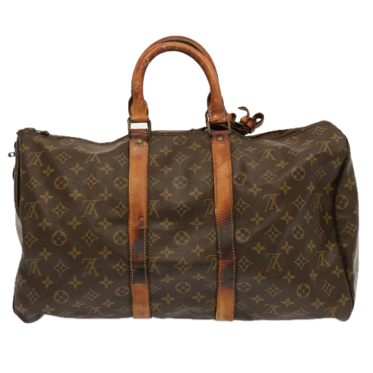 LOUIS VUITTON Monogram Keepall 45 Boston Bag Old model M41428 LV bs13016