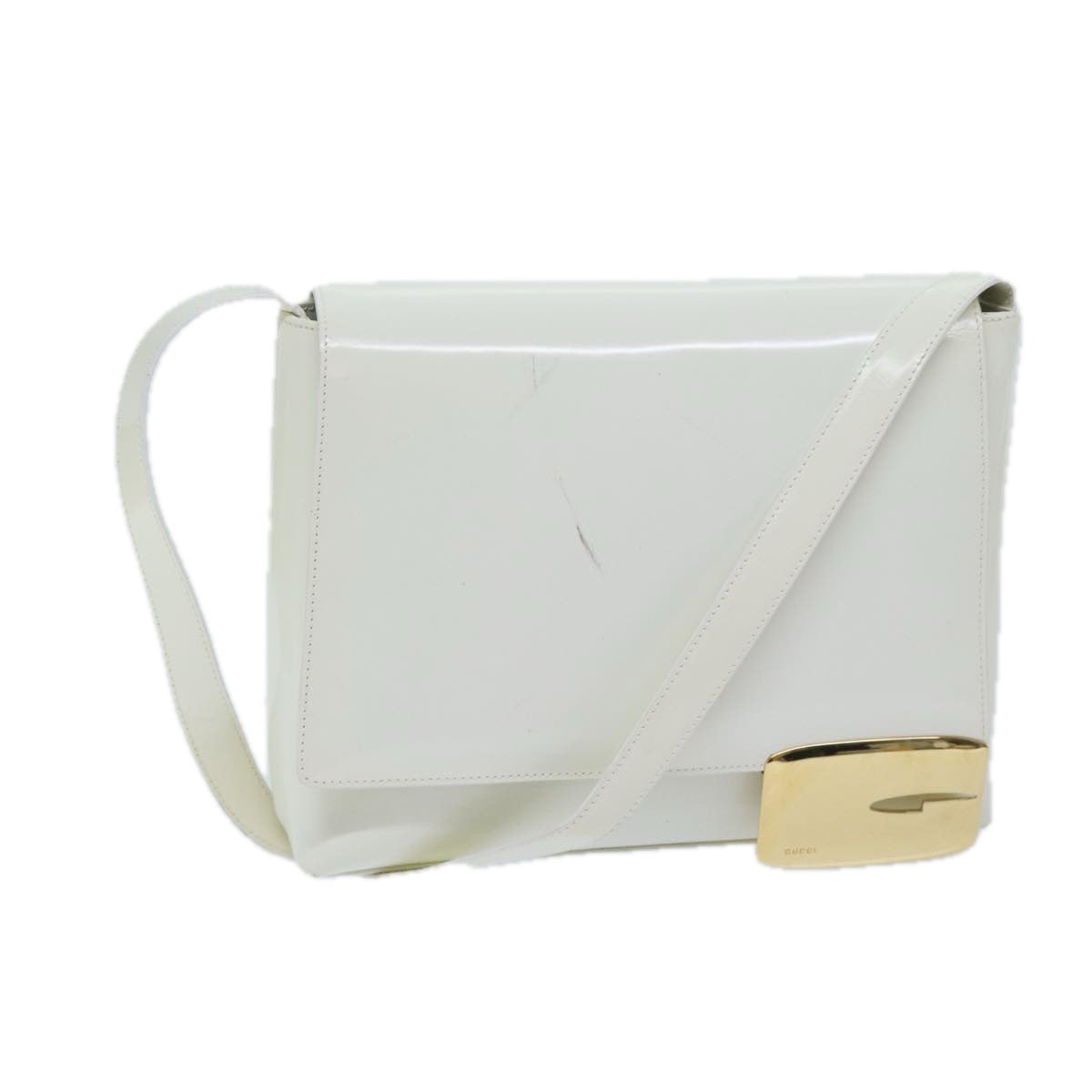 Luxury Gucci Trending 2025 Shoulder Bag Patent leather White 001 3444 1812  bs13051