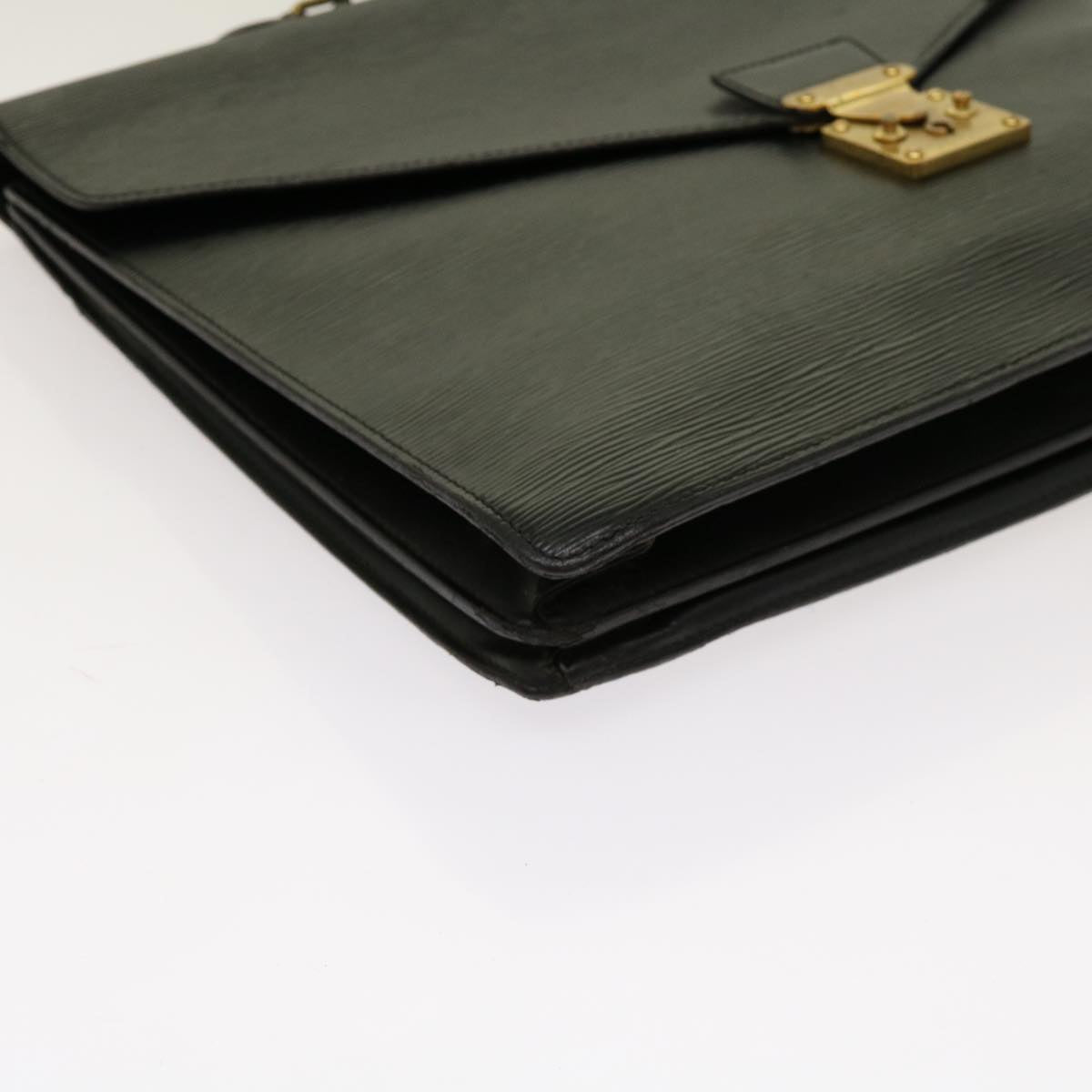 LOUIS VUITTON Epi Serviette Conseiller Briefcase Black M54422 LV bs13055