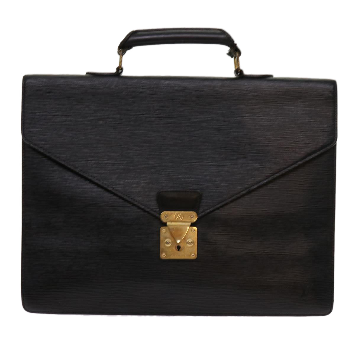 LOUIS VUITTON Epi Serviette Conseiller Briefcase Black M54422 LV bs13055
