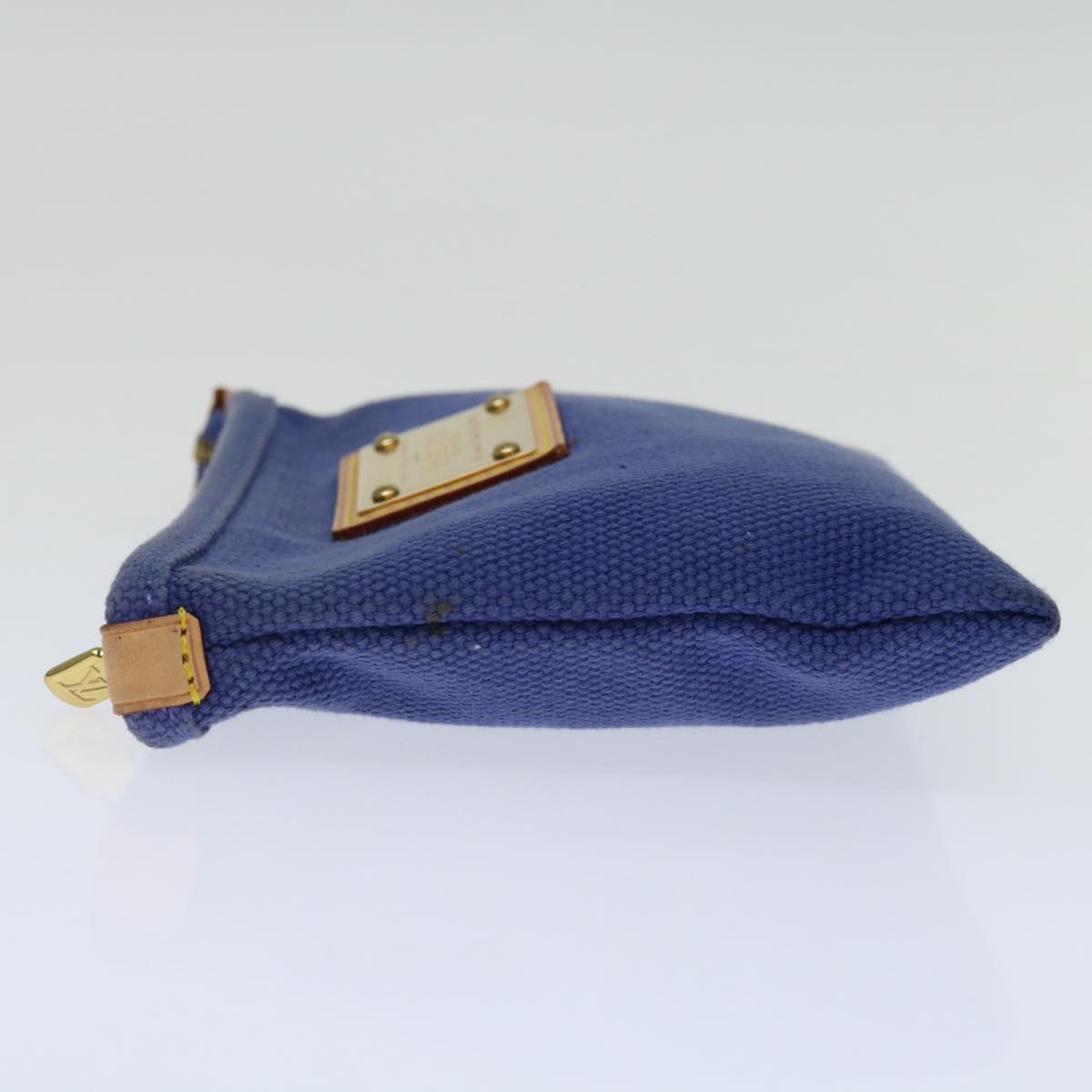 LOUIS VUITTON Antigua Pouch Blue M40067 LV bs13089