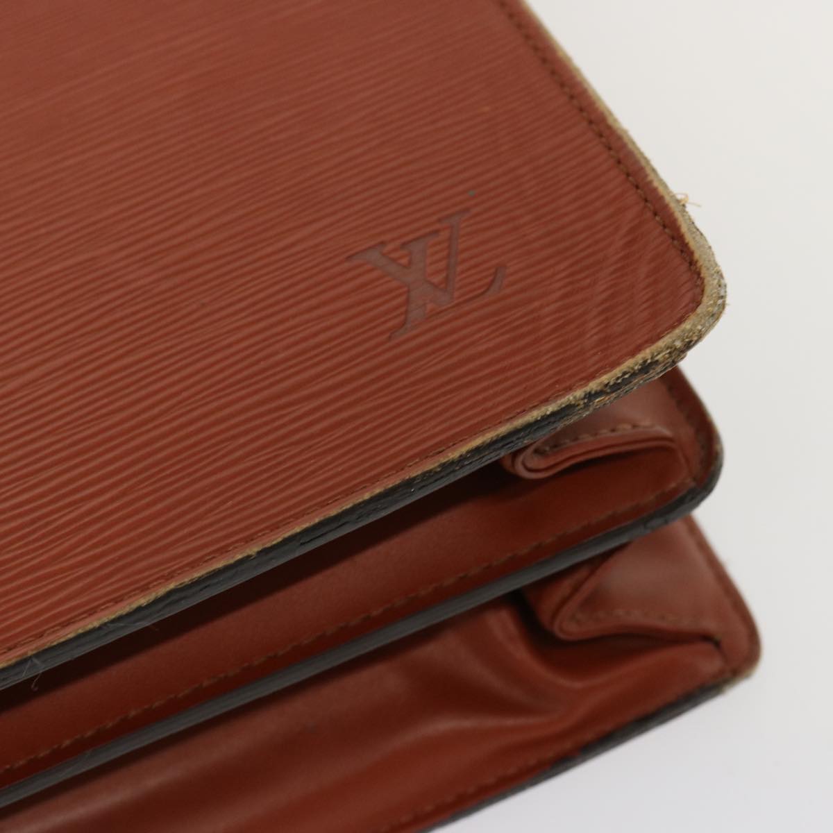 LOUIS VUITTON Epi Serviette Conseiller Briefcase Brown M54423 LV bs13102