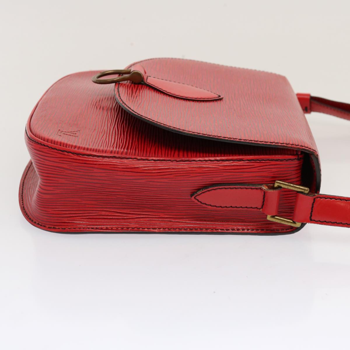 LOUIS VUITTON Epi Saint Cloud GM Shoulder Bag Red M52197 LV bs13110