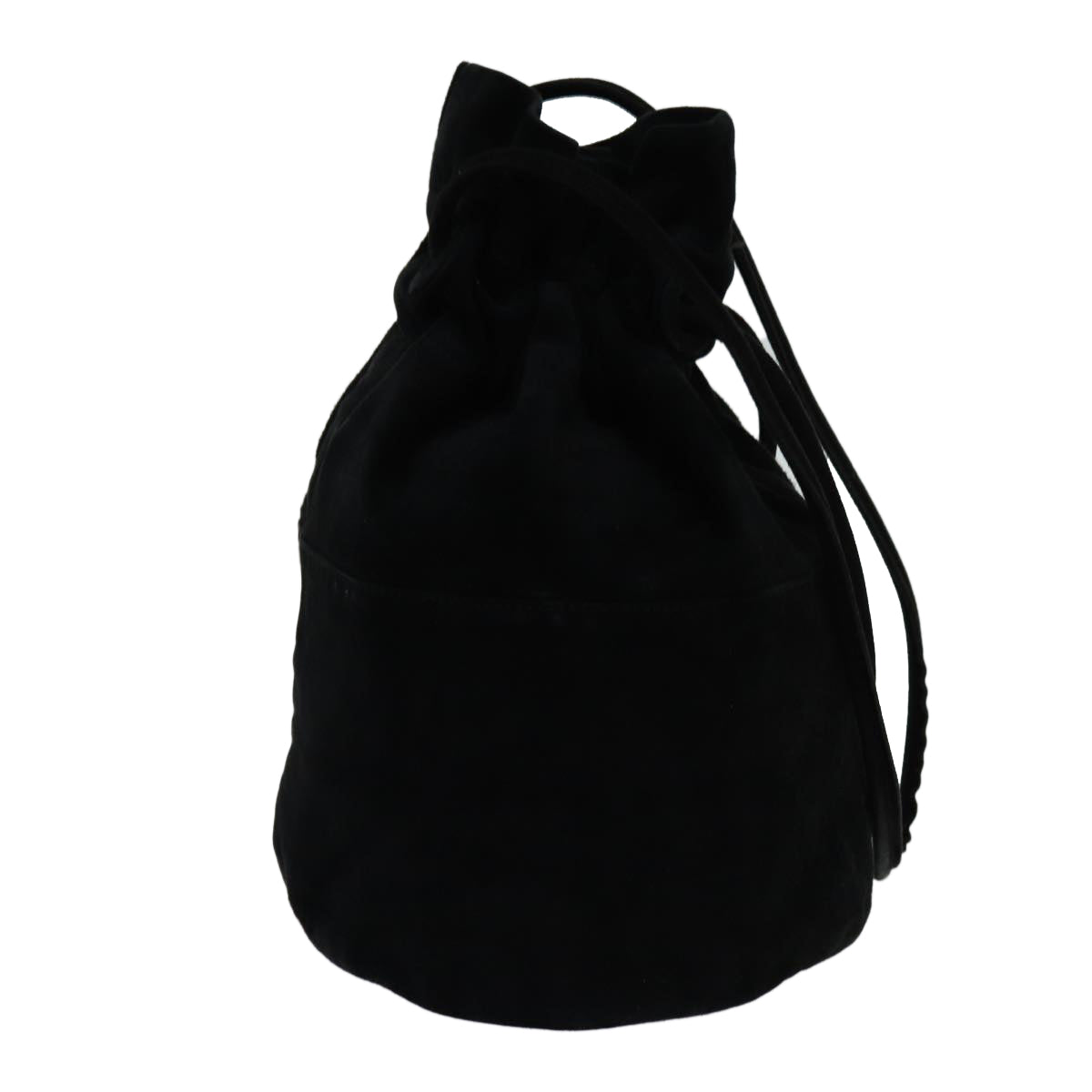 Luxury PradaPurse Shoulder Bag Suede Black bs13201