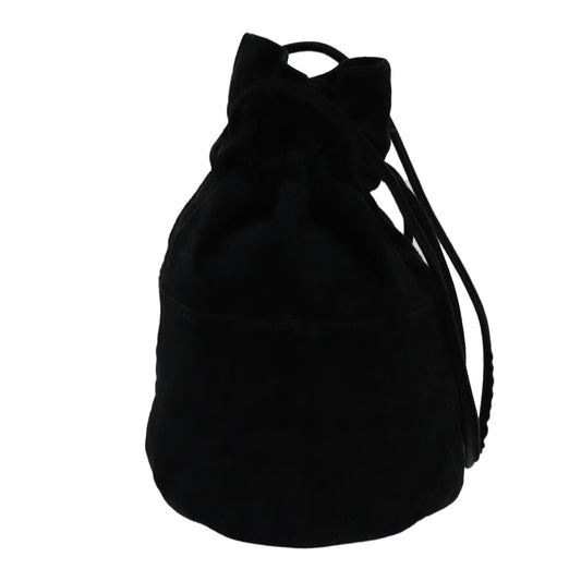 Luxury PradaPurse Shoulder Bag Suede Black bs13201