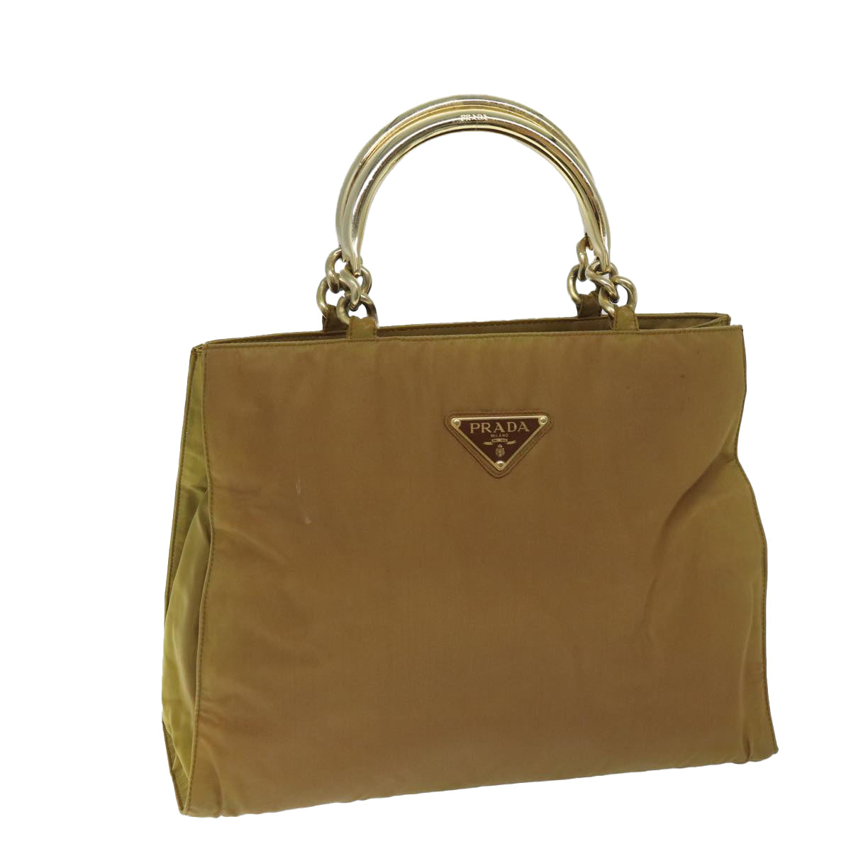 Luxury PradaHand Bag Nylon Brown bs13204