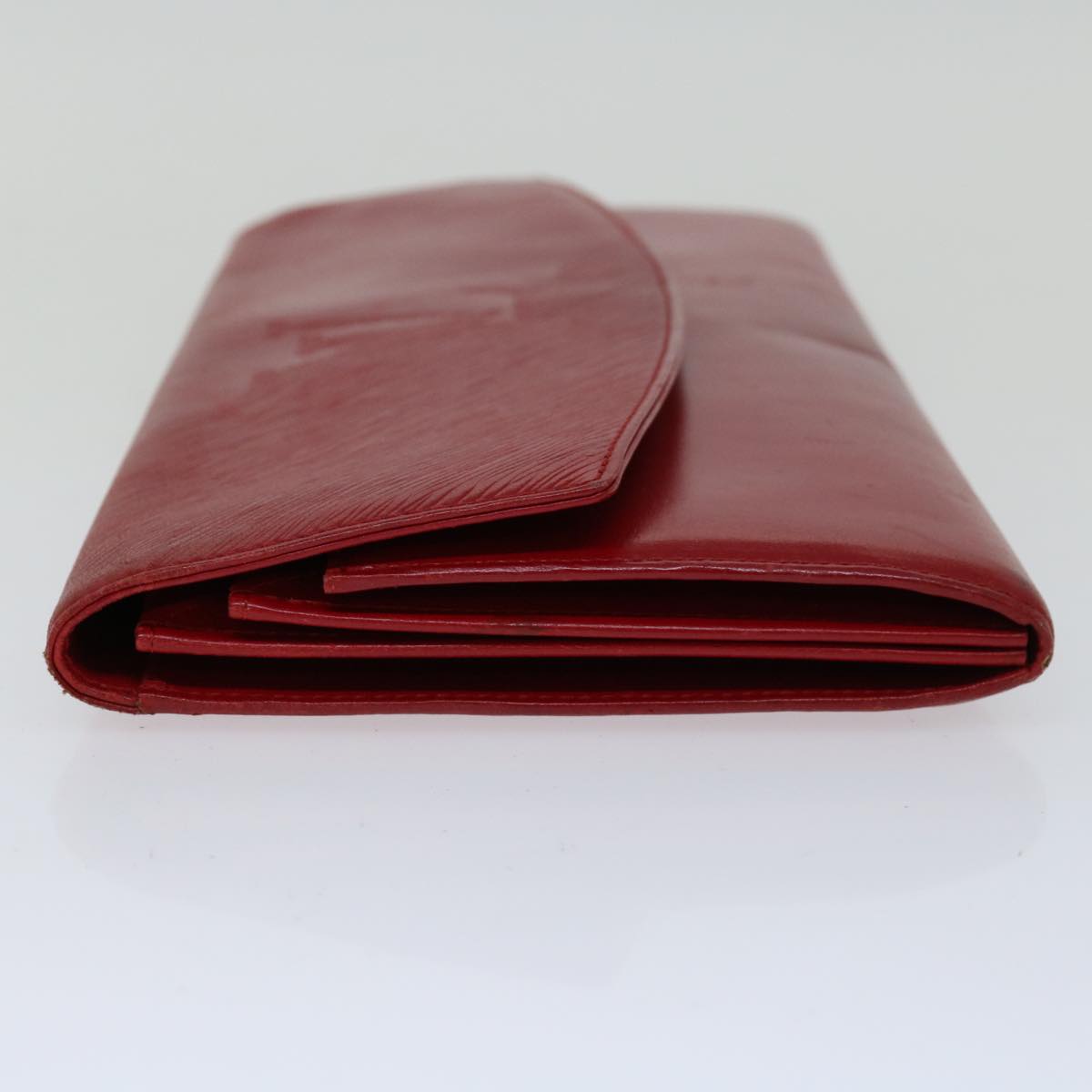 LOUIS VUITTON Mycenae Clutch Bag Leather Red M63957 LV bs13222